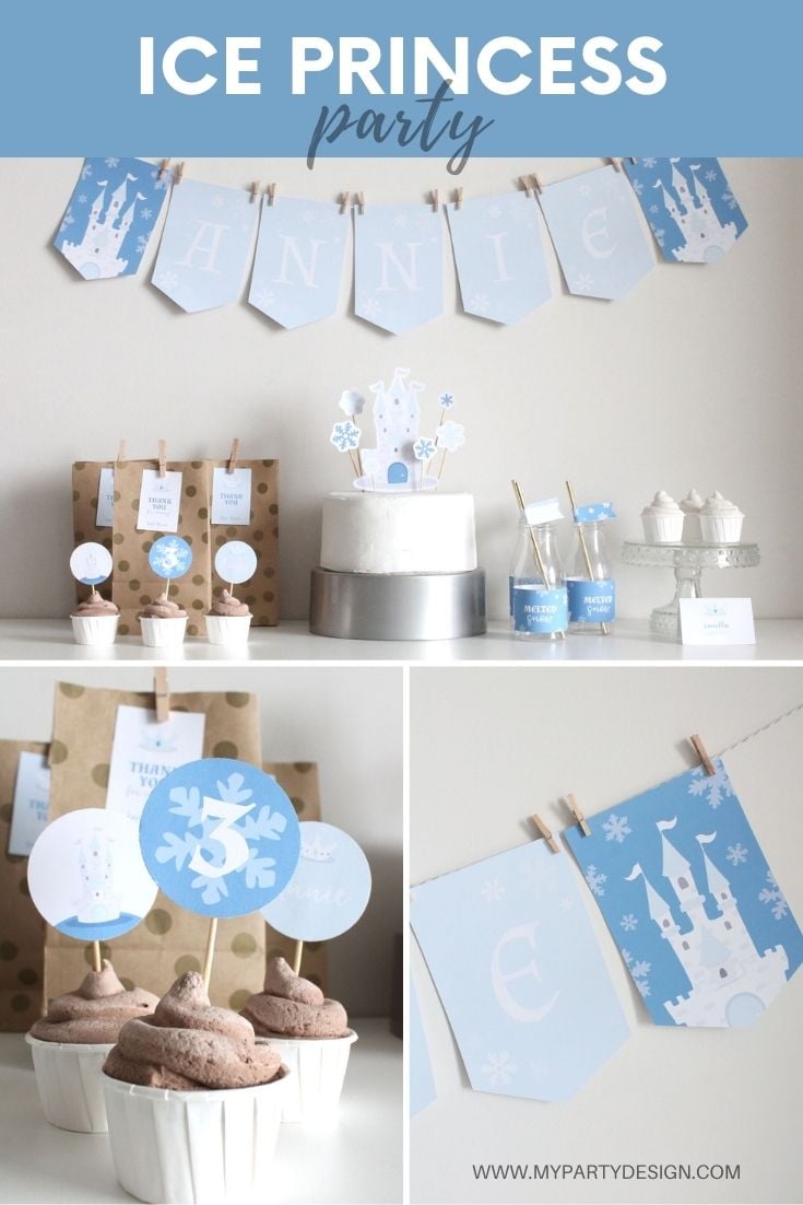 Ice Princess birthday party decorations