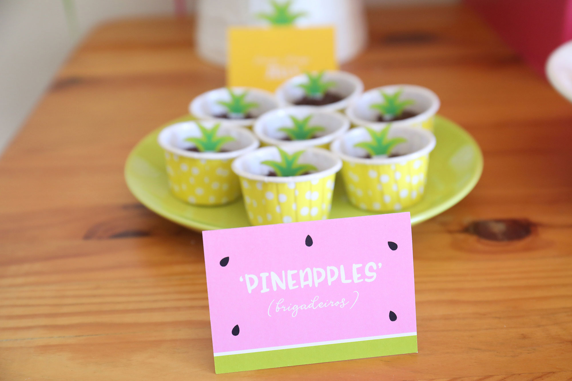 Tutti Frutti Party Printable Label