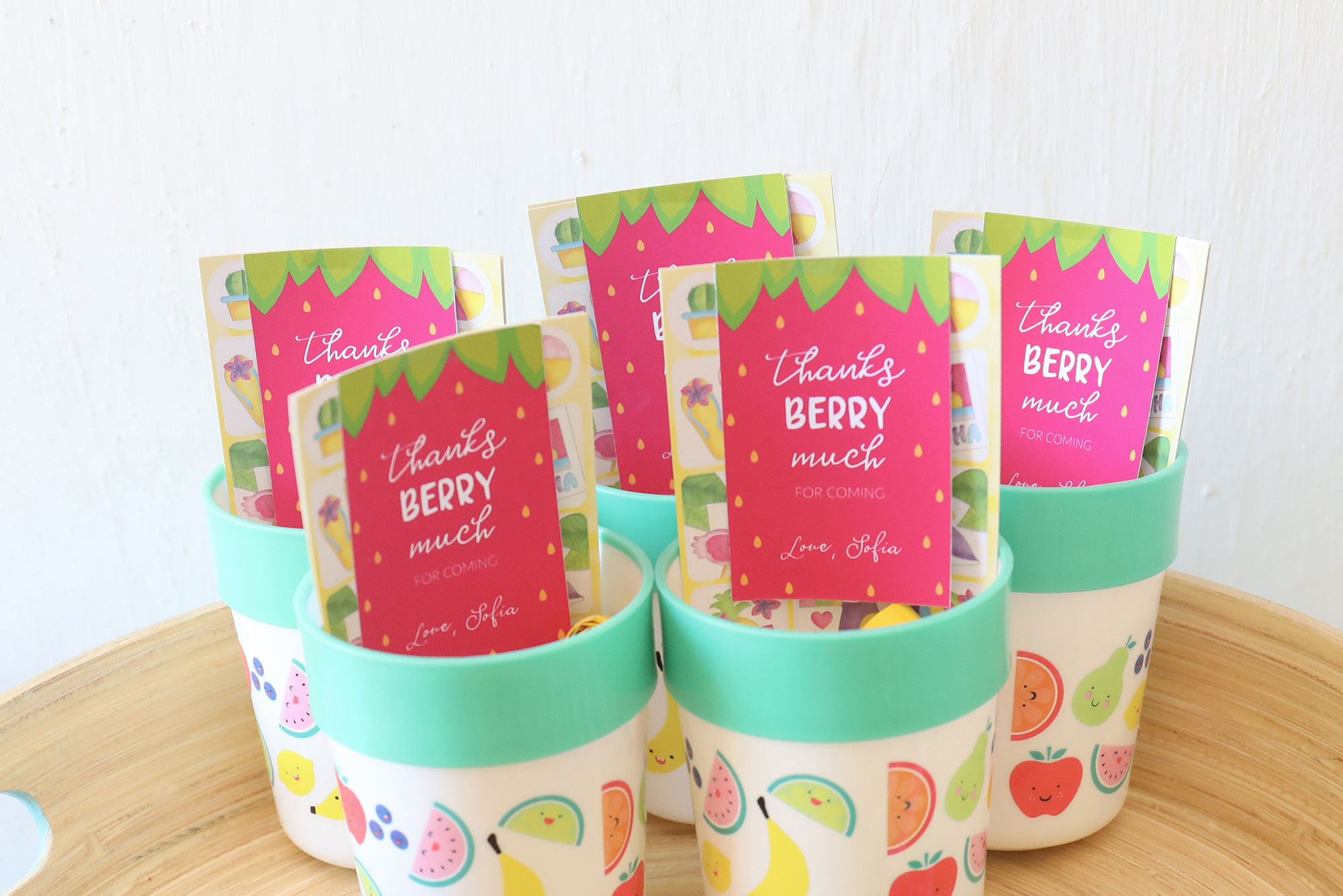 Tutti Frutti Party Favors