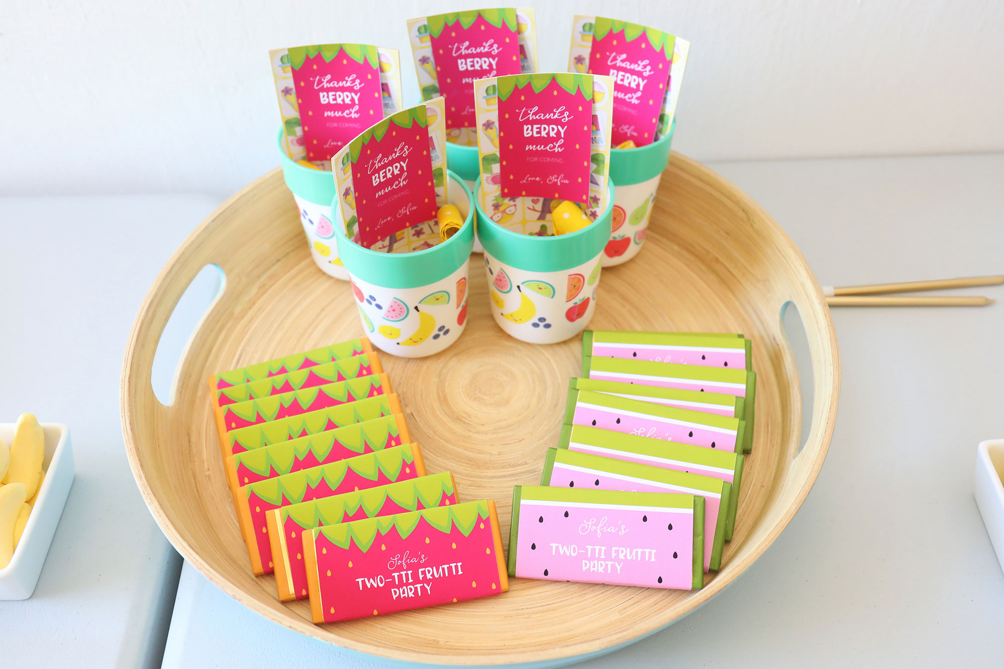Tutti Frutti Party Favors