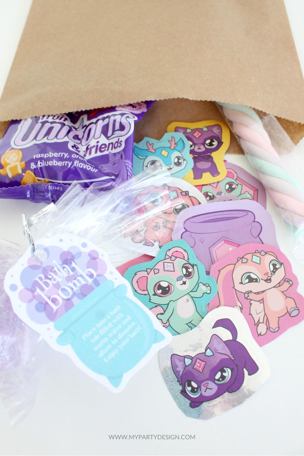 magic mixies party bags idea