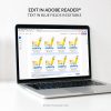 editable 100 days sharper tag template