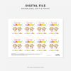 printable cookie 100 days of school tags