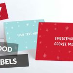 diy food labels tutorial