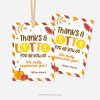 fall themed appreciation gift tags that read "thanks a lotto for all you do, we truly appreciate you!"