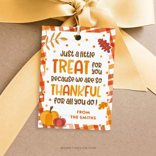 fall treat thankful for you gift tag for fall appreciation gifts