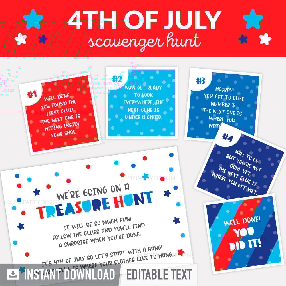 4th-of-july-scavenger-hunt-01 4th of july scavenger hunt clues
