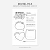 printable all about my dad father's day gift
