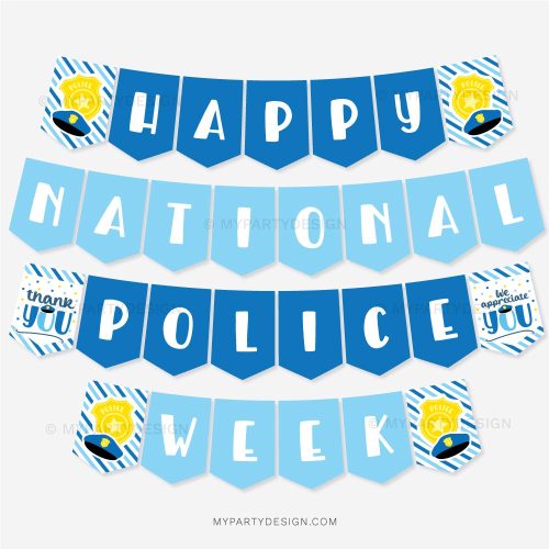 happy national police week banner