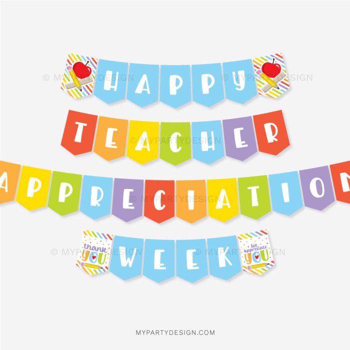 happy teacher appreciation week banner