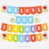 we love our teachers and staff banner for teacher appreciation week