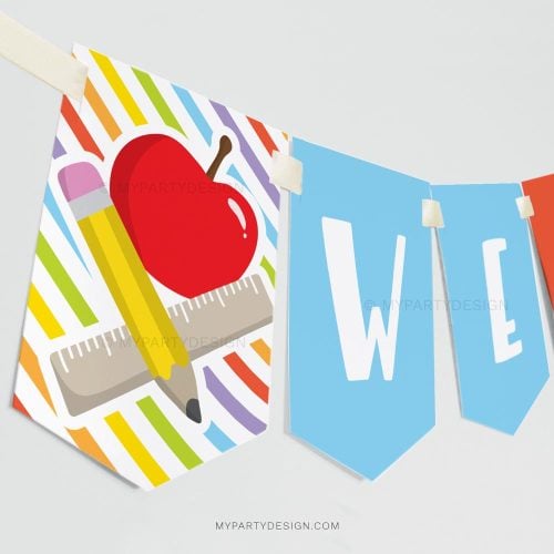 we love our teachers and staff banner for teacher appreciation week