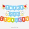 thank you teachers banner for teacher appreciation week