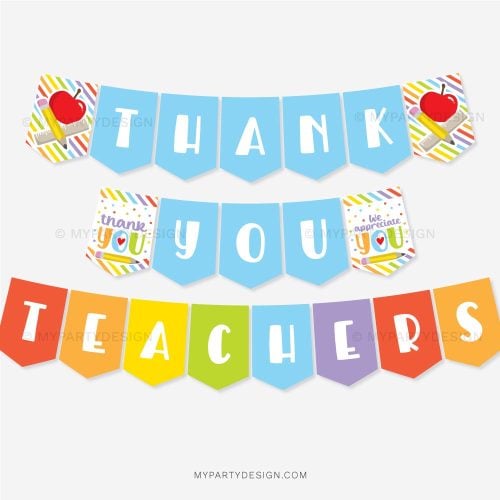 thank you teachers banner for teacher appreciation week