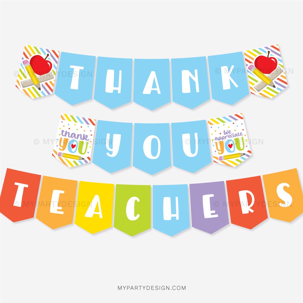 APPRECIATION-BANNER-TEACHER-THANK-YOU-00A thank you teachers banner for teacher appreciation week