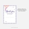 purple ballet teacher gift card holder with ballerina illustration that reads "thank you for keeping me on my toes"