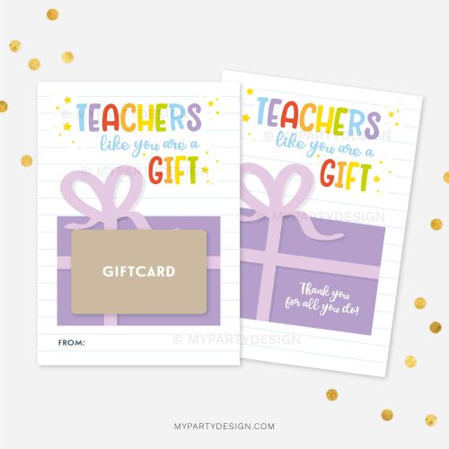 teachers like you gift card holder for teacher appreciation gifts