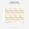 printable colorful donut appreciation gift tag for staff, volunteers or teacher appreciation gifts