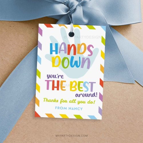 hands down best around gift tag for hand soap or sanitiser gifts