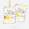 colourful appreciation gift tags that read "you just hap-pen to be ink-credible. thanks for all you do"