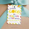 teachers and staff gold gift tag for teacher appreciation week gifts