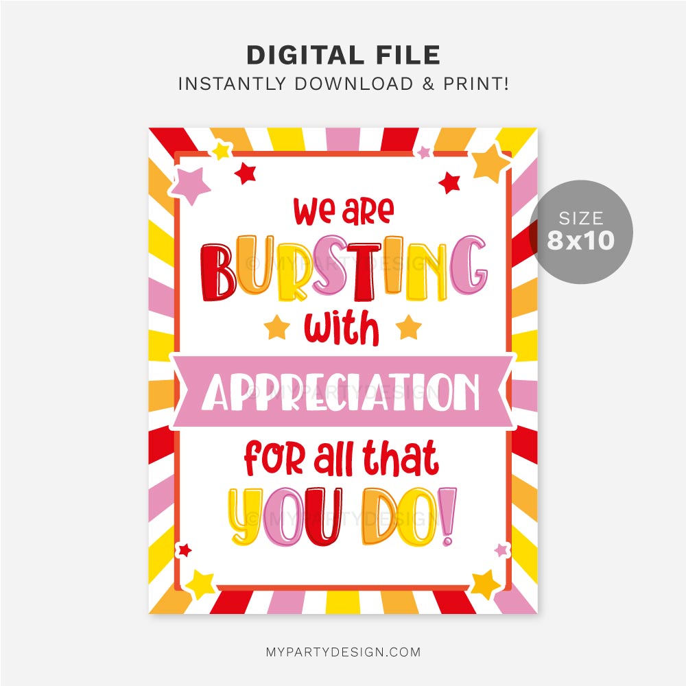 APPRECIATION-SIGN-BURSTING-APPRECIATION-00C printable bursting with appreciation sign for star theme candy gift