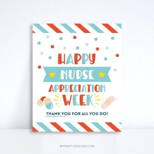 happy nurse appreciation week sign