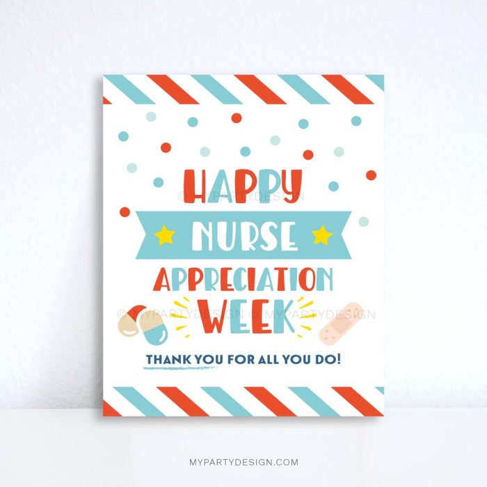 happy nurse appreciation week sign