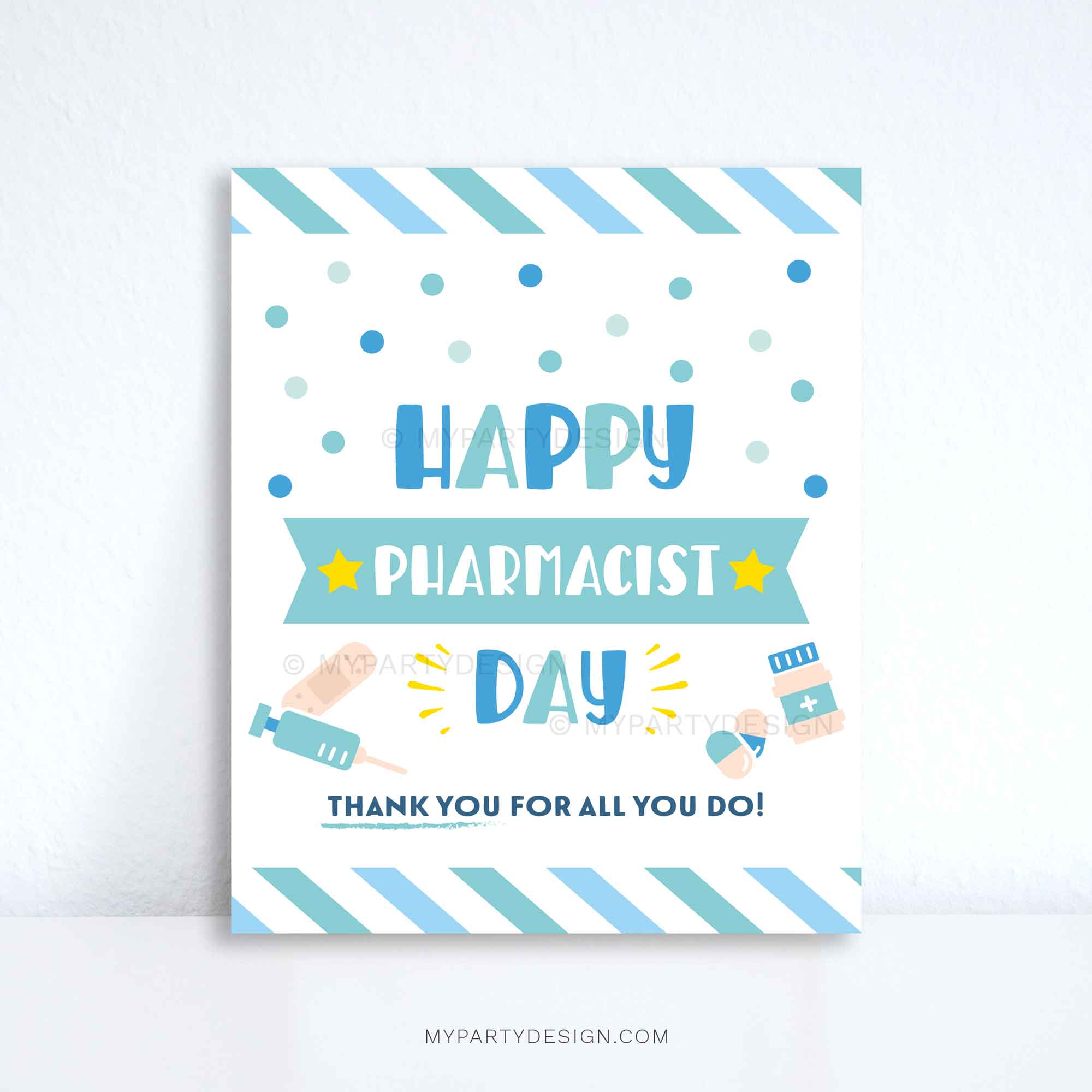 APPRECIATION-SIGN-HAPPY-PHARMACIST-DAY-00A happy pharmacist day sign for pharmacy staff appreciation