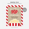 printable pop with appreciation popcorn sign for staff, volunteers or teacher appreciation week