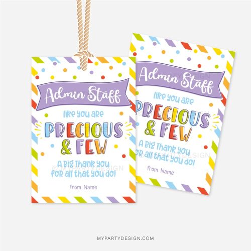 admin staff appreciation tag for administrative professionals week gifts