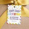 chip chip hooray appreciation tag for staff or teacher gifts