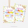 cookie appreciation tags that read "chip chip hooray, we appreciate your hard work every day"