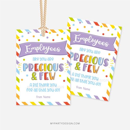 employee appreciation tag for staff appreciation week gifts
