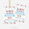 blue and red doctor appreciation tags that read "happy national doctors day, thank you of all you do"