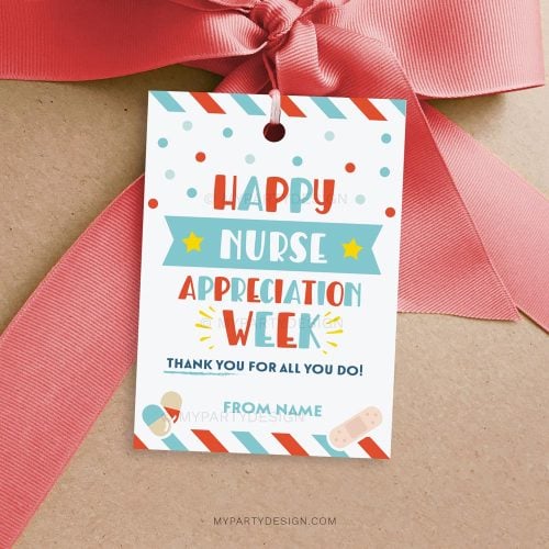 happy nurse appreciation week gift tags