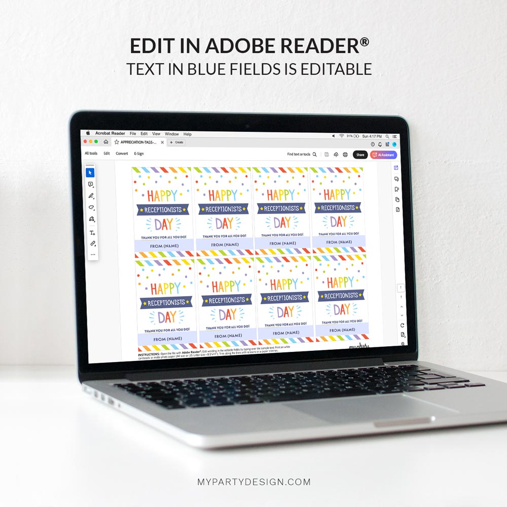 APPRECIATION-TAGS-HAPPY-RECEPTIONISTS-DAY-00D editable happy receptionists day tag template