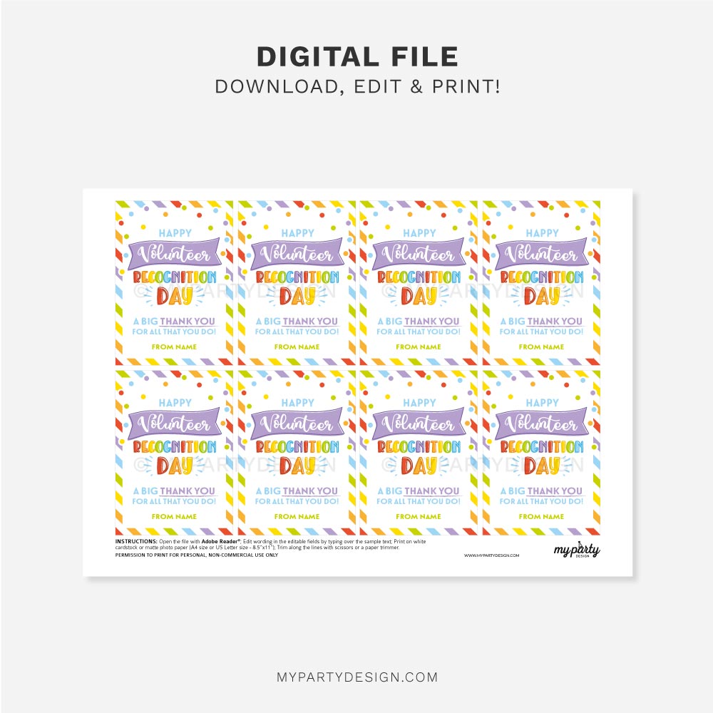 APPRECIATION-TAGS-HAPPY-VOLUNTEER-RECOGNITION-DAY-00C printable happy volunteer recognition day tag for volunteer appreciation gifts