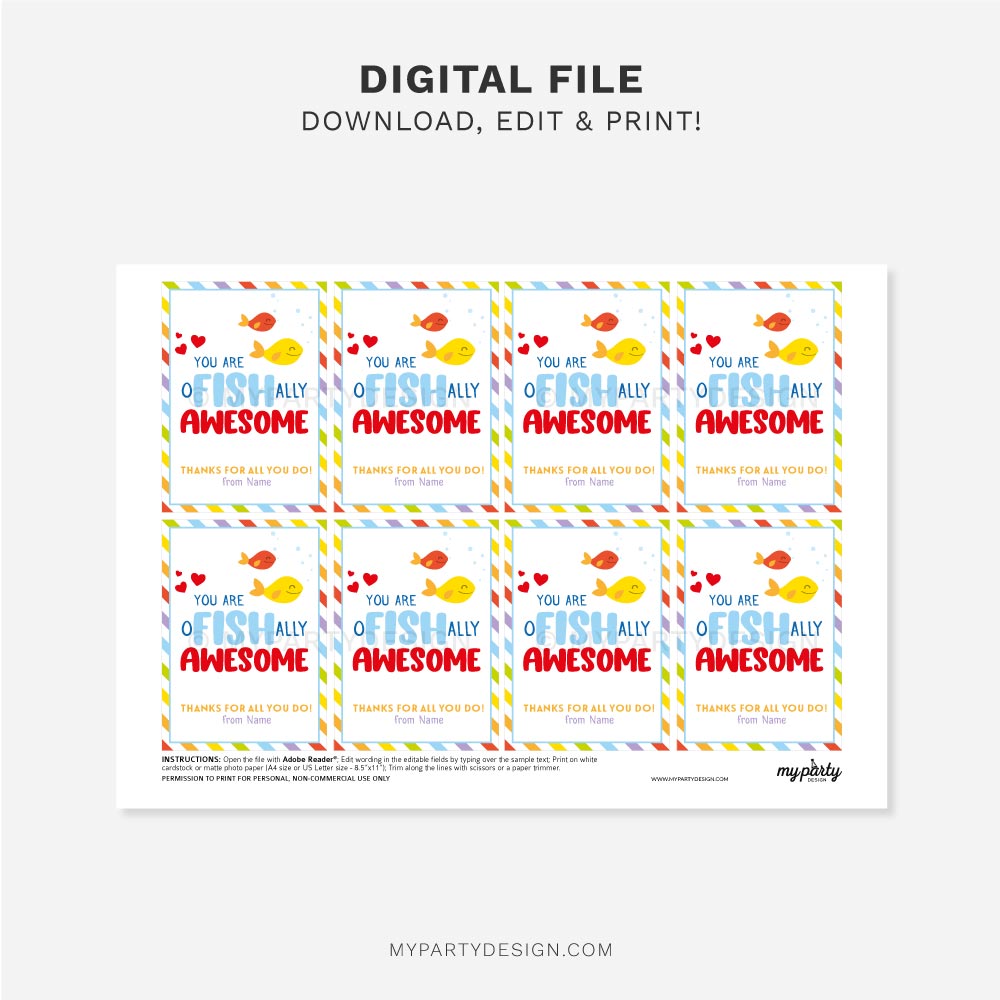 APPRECIATION-TAGS-OFISHALLY-AWESOME-00C printable O-Fish-Ally Awesome appreciation tag