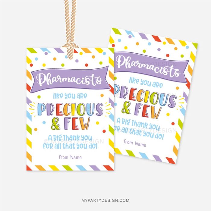 pharmacist appreciation tag for pharmacy week gifts