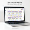 editable receptionist appreciation tag for receptionists day gifts