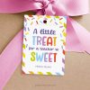 treat for a teacher so sweet gift tag for teacher appreciation week