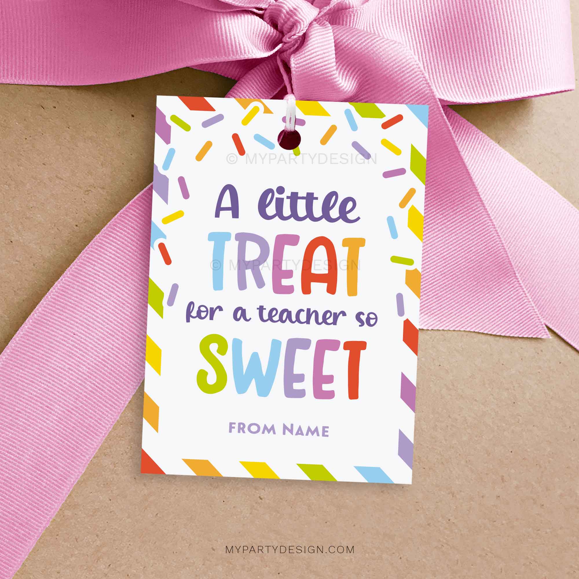 APPRECIATION-TAGS-TREAT-FOR-TEACHER-SWEET-00A treat for a teacher so sweet gift tag for teacher appreciation week