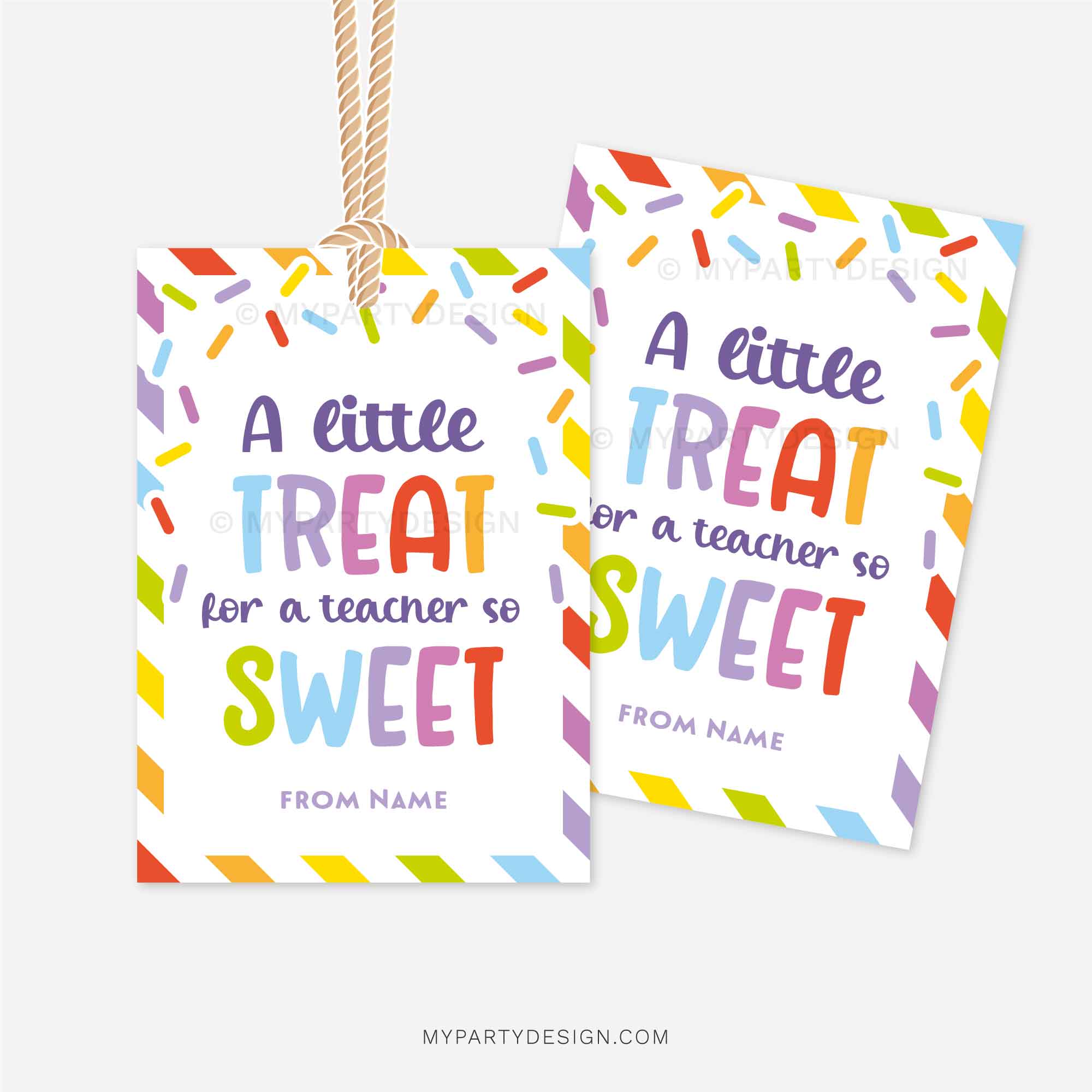 APPRECIATION-TAGS-TREAT-FOR-TEACHER-SWEET-00B a little treat for a teacher so sweet gift tags