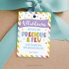 volunteer appreciation tag that reads "volunteers like you are precious and few"