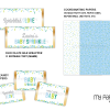 printable boy baby sprinkle party decorations