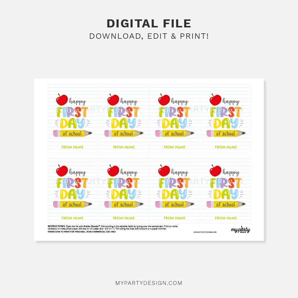 BACK-TO-SCHOOL-HAPPY-FIRST-DAY-GIFT-TAGS-00C printable happy first day tag for back to school gifts