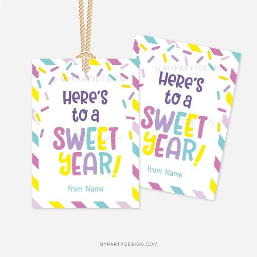 here's to a sweet year back to school tags