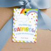over the rainbow class gift tag for back to school gifts for students