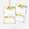 over the rainbow class gift tag for student gifts
